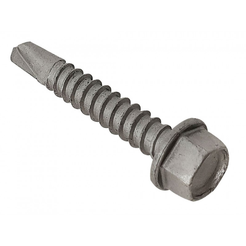 TechFast Roofing Sheet to Steel Hex Screw No.3 Tip 5.5 x 57mm Box 100 TechFast Roofing Sheet to Steel Hex Screw No.3 Tip 5.5 x 57mm Box 100