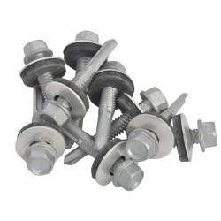 TechFast Hex Head Roofing Screw Self-Drill Heavy Section 5.5 x 35mm Pack 100