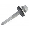 TechFast Hex Head Roofing Screw Self-Drill Heavy Section 5.5 x 38mm Pack 100