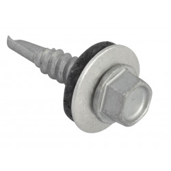 TechFast Hex Head Roofing Screw Self-Drill Light Section 5.5 x 25mm Pack 100