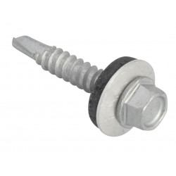 TechFast Hex Head Roofing Screw Self-Drill Light Section 5.5 x 32mm Pack 100
