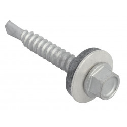 TechFast Hex Head Roofing Screw Self-Drill Light Section 5.5 x 38mm Pack 100
