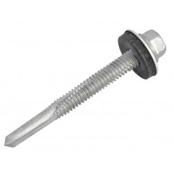TechFast Hex Head Roofing Screw Self-Drill Heavy Section 5.5 x 51mm Pack 100