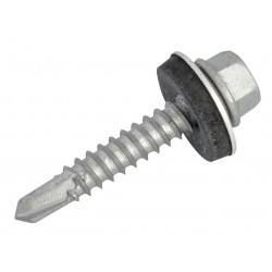 TechFast Hex Head Roofing Screw Self-Drill Light Section 5.5 x 32mm Pack 100