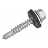 TechFast Hex Head Roofing Screw Self-Drill Light Section 5.5 x 32mm Pack 100