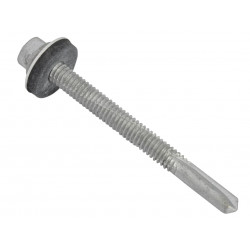 TechFast Hex Head Roofing Screw Self-Drill Heavy Section 5.5 x 80mm Pack 50