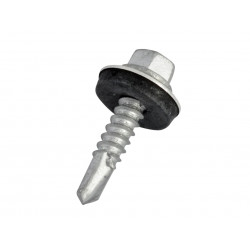 TechFast Hex Head Roofing Screw Self-Drill Light Section 5.5 x 25mm Pack 100