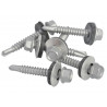 TechFast Hex Head Roofing Screw Self-Drill Light Section 5.5 x 38mm Pack 100