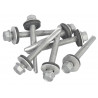 TechFast Hex Head Roofing Screw Self-Drill Heavy Section 5.5 x 51mm Pack 100