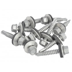 TechFast Hex Head Roofing Screw Self-Drill Light Section 5.5 x 32mm Pack 100