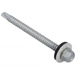 TechFast Hex Head Roofing Screw Self-Drill Light Section 5.5 x 70mm Pack 50