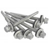 TechFast Hex Head Roofing Screw Self-Drill Heavy Section 5.5 x 80mm Pack 50