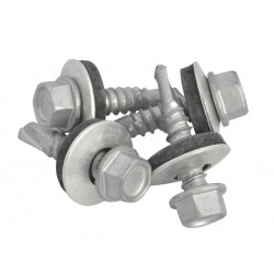 TechFast Hex Head Roofing Screw Self-Drill Light Section 5.5 x 25mm Pack 100