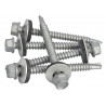 TechFast Hex Head Roofing Screw Self-Drill Light Section 5.5 x 57mm Pack 50