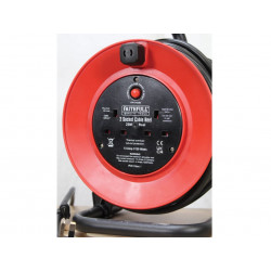 Open Drum Cable Reel 240V 13A 2-Socket 25m