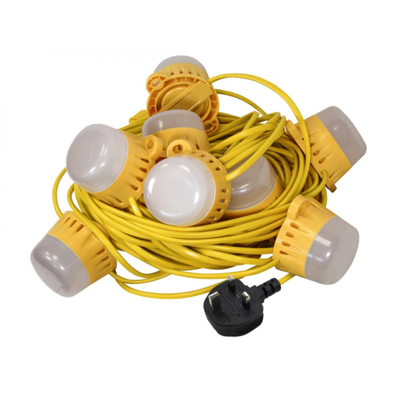 Festoon Lights 10 LED Bulbs 240V 22m Festoon Lights 10 LED Bulbs 240V 22m
