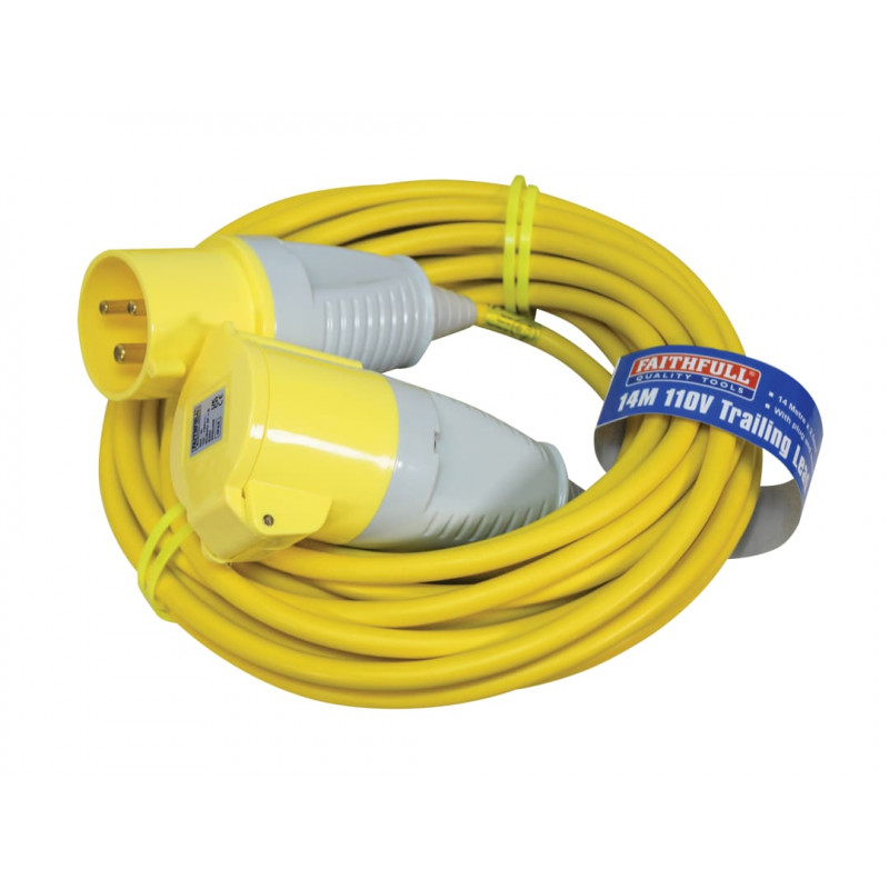 Trailing Lead 110V 32A 2.5mm Cable 14m Trailing Lead 110V 32A 2.5mm Cable 14m