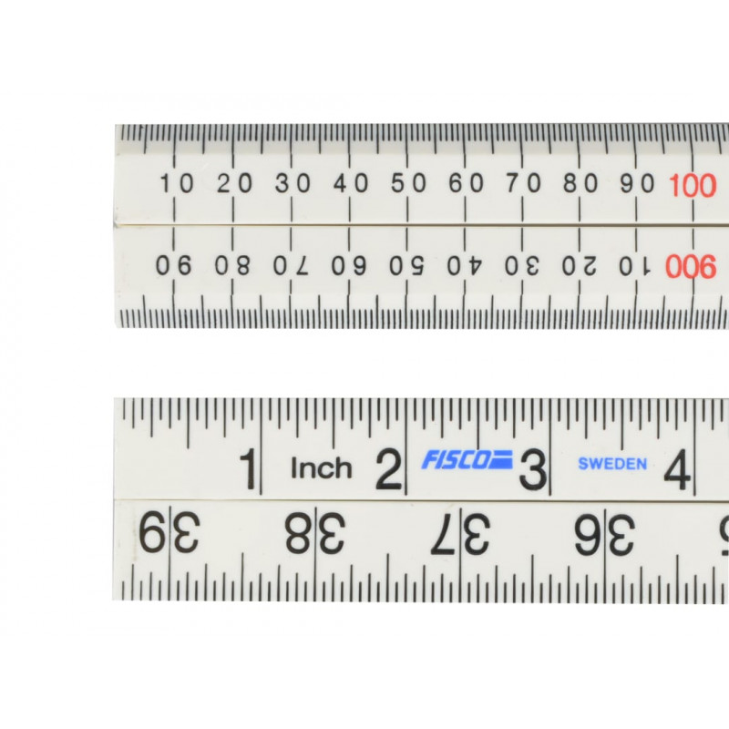 XFB1ME White Nylon Rule 1m / 39in
