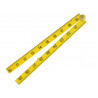 Yellow ABS Nylon Rule 1m / 39in
