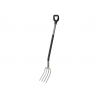 Ergonomic Garden Fork Grey