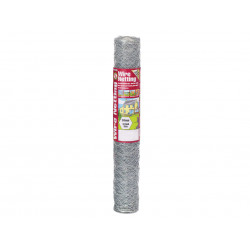 Galvanised Wire Netting 50mm² Hexagon, 10 x 0.9m
