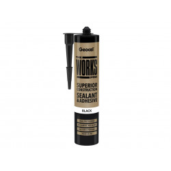 THE WORKS PRO Sealant & Adhesive Black 290ml