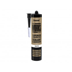 THE WORKS PRO Sealant & Adhesive White 290ml