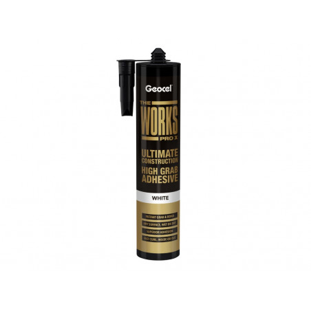 THE WORKS PRO X High Grab Adhesive White 290ml