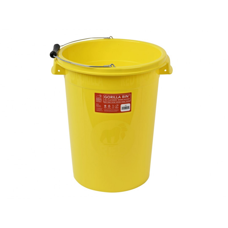 Plasterers Mixing Bucket Yellow 30 litre Plasterers Mixing Bucket Yellow 30 litre