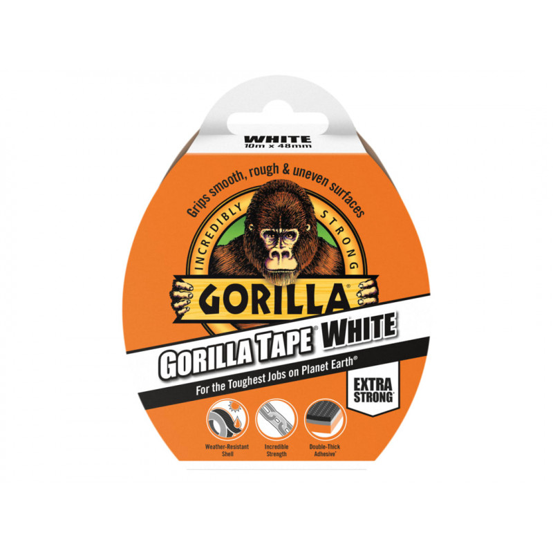 Gorilla Tape® 48mm x 10m White Gorilla Tape® 48mm x 10m White
