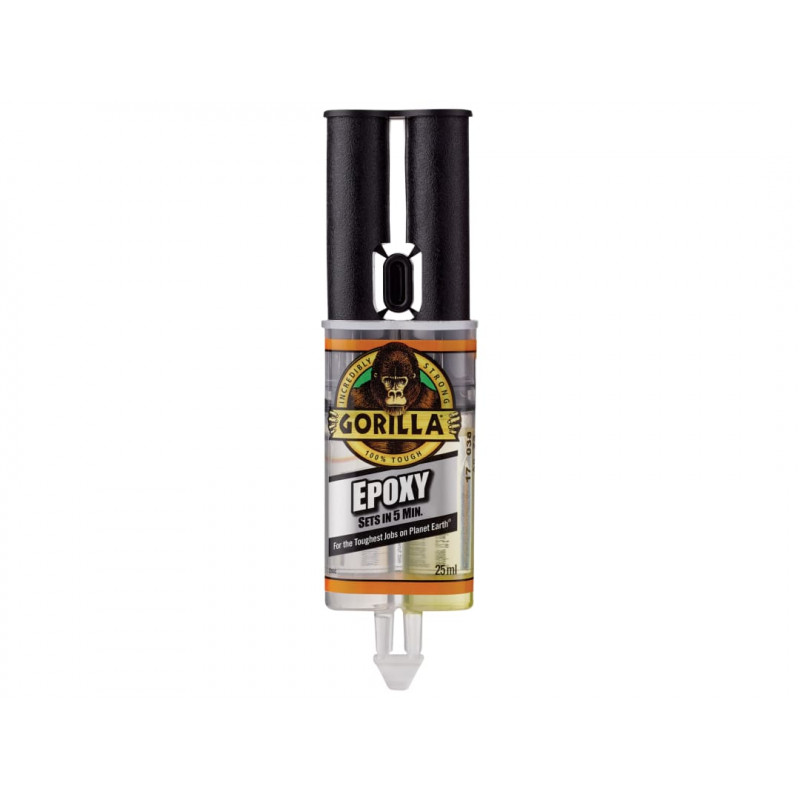 Gorilla 5 Min 2-Part Epoxy Syringe 25ml Gorilla 5 Min 2-Part Epoxy Syringe 25ml