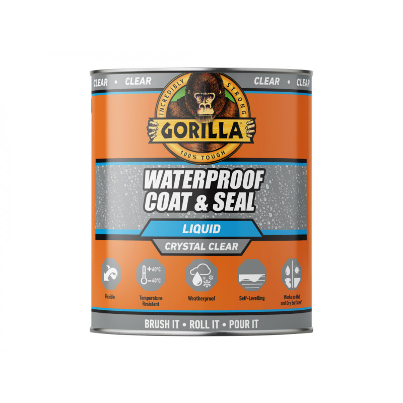 Gorilla® Waterproof Coat & Seal Clear 473ml Gorilla® Waterproof Coat & Seal Clear 473ml