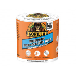 Gorilla® Waterproof Patch & Seal Tape 100mm x 3m White
