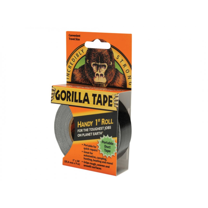 Gorilla Tape® Handy Roll 25mm x 9m Black Gorilla Tape® Handy Roll 25mm x 9m Black