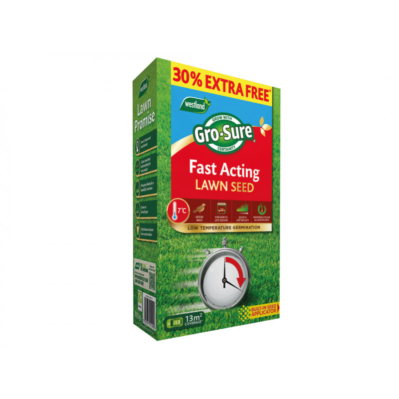 Fast Acting Lawn Seed 10m² + 30% Free
