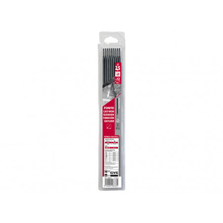 Cast Iron Electrodes 2.5mm (Pack 12)