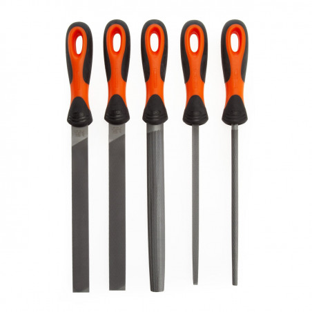 Bahco 1-478-08-1-2 ERGO Engineering File Set 200mm (5 Piece)