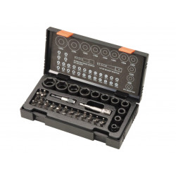 Metric 1/2in Drive Impact Socket & Bit Set, 41  Piece