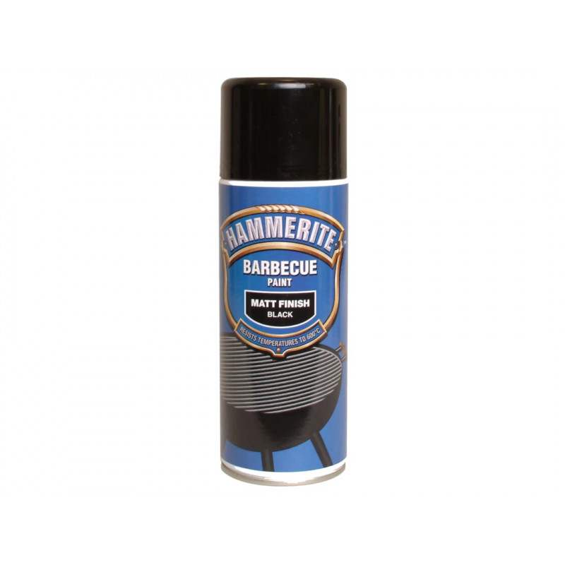 BBQ Paint Aerosol Black Matt 400ml BBQ Paint Aerosol Black Matt 400ml