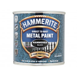 Direct to Rust Hammered Finish Metal Paint Black 250ml