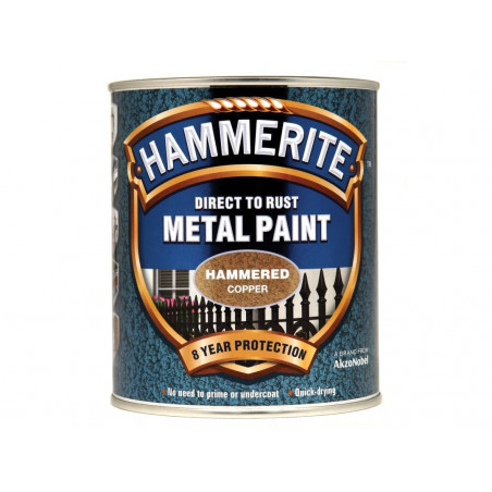 Direct to Rust Hammered Finish Metal Paint Copper 750ml