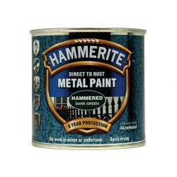 Direct to Rust Hammered Finish Metal Paint Dark Green 250ml
