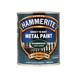 Direct to Rust Hammered Finish Metal Paint Dark Green 750ml