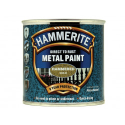 Direct to Rust Hammered Finish Metal Paint Gold 250ml