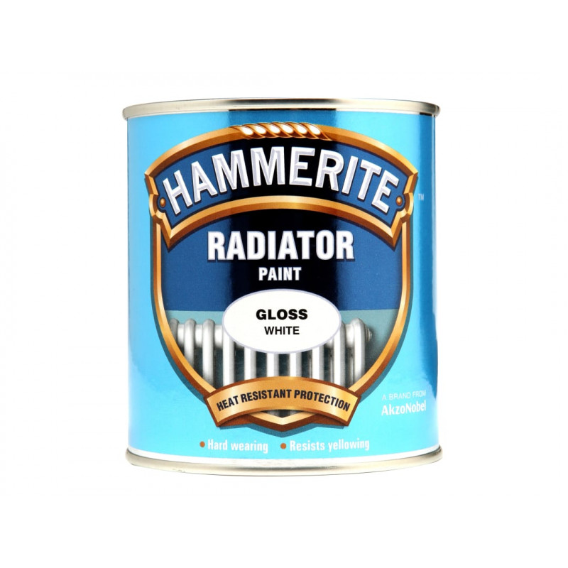 Radiator Paint Gloss White 500ml