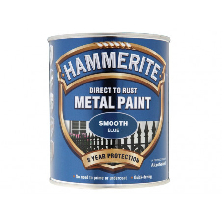 Direct to Rust Smooth Finish Metal Paint Blue 750ml