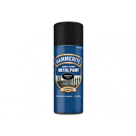 Direct to Rust Smooth Finish Aerosol Black 400ml