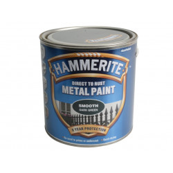 Direct to Rust Smooth Finish Metal Paint Dark Green 2.5 Litre