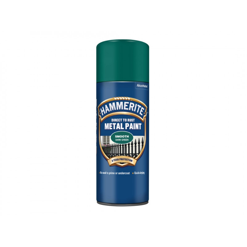 Direct to Rust Smooth Finish Aerosol Dark Green 400ml