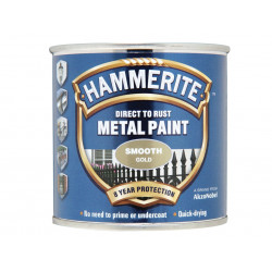 Direct to Rust Smooth Finish Metal Paint Gold 250ml